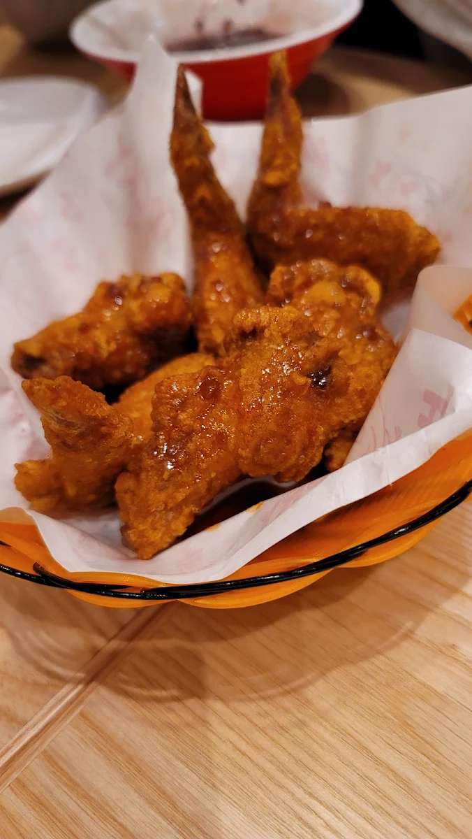 雪山芝士粉炸鸡翅 6pcs sprinkle cheese flavour chicken wings 6pcs